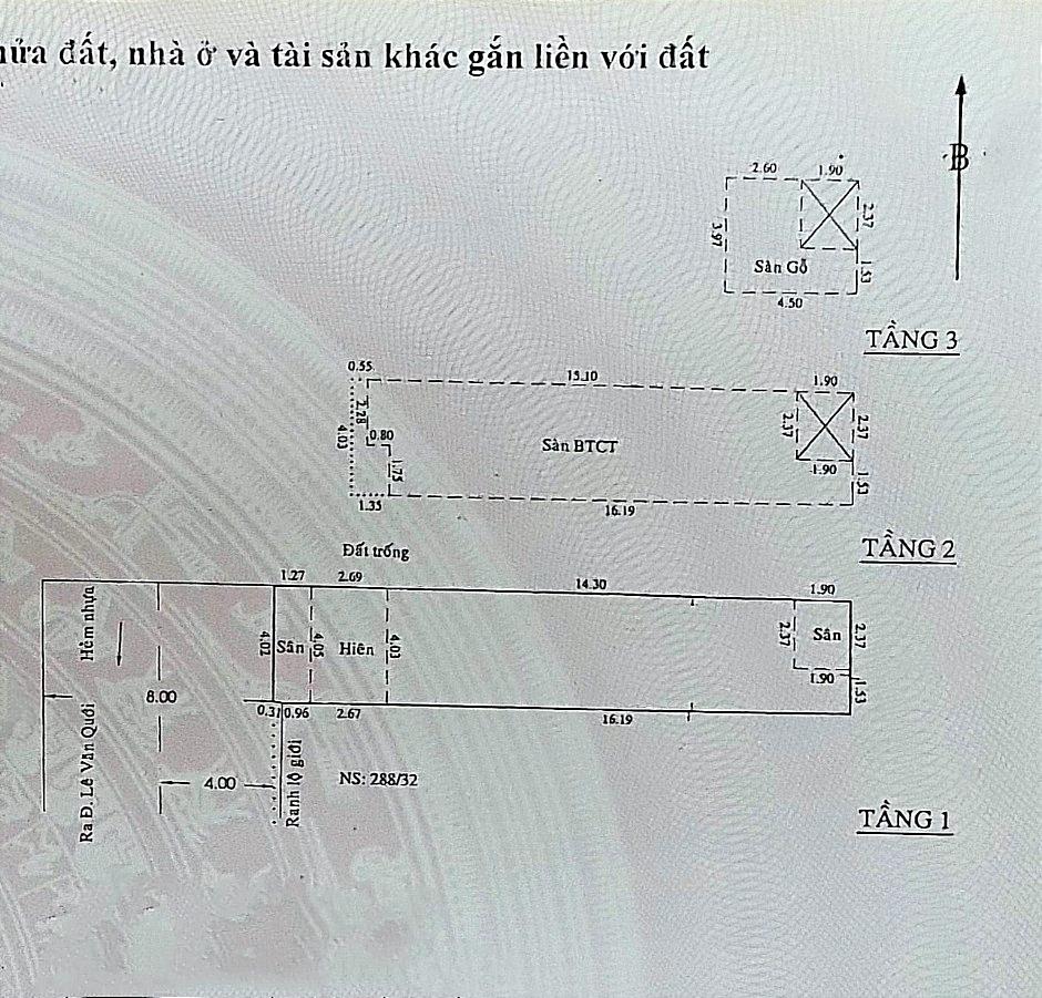 Bán nhà Ngay trục đường Lê Văn Quới, Bình Tân - Diện Tích: 80m2 (4 * 20)  - Giá :  6 tỷ -