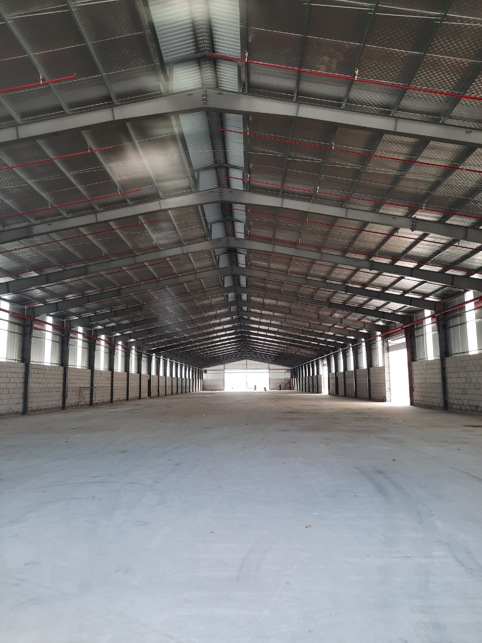 Cho thuê kho xưởng ngay. Bến Lức. Long An ( Tây Ninh ) - khuôn viên: 1.500m - Xưởng : 1.100m2 - Mái cao 8/10 m - Giá 100 triệu/tháng 