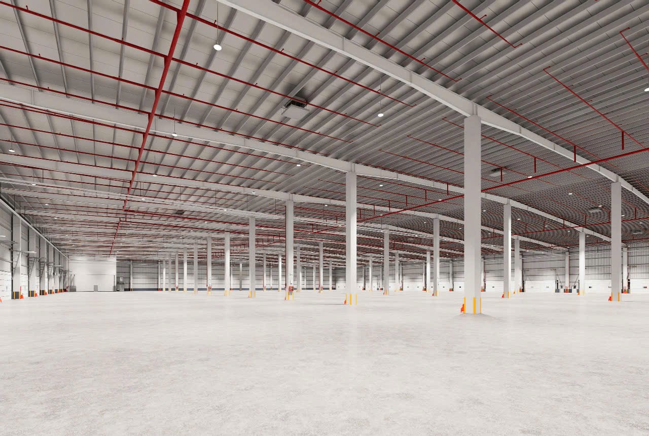 Cho thuê kho xưởng khu CN Thuận Đạo. Bến Lức. Tây Ninh (Long An) - Nhà Xưởng : 3.200m đến 30.000m - Giá: 80 nghin/m xưởng 