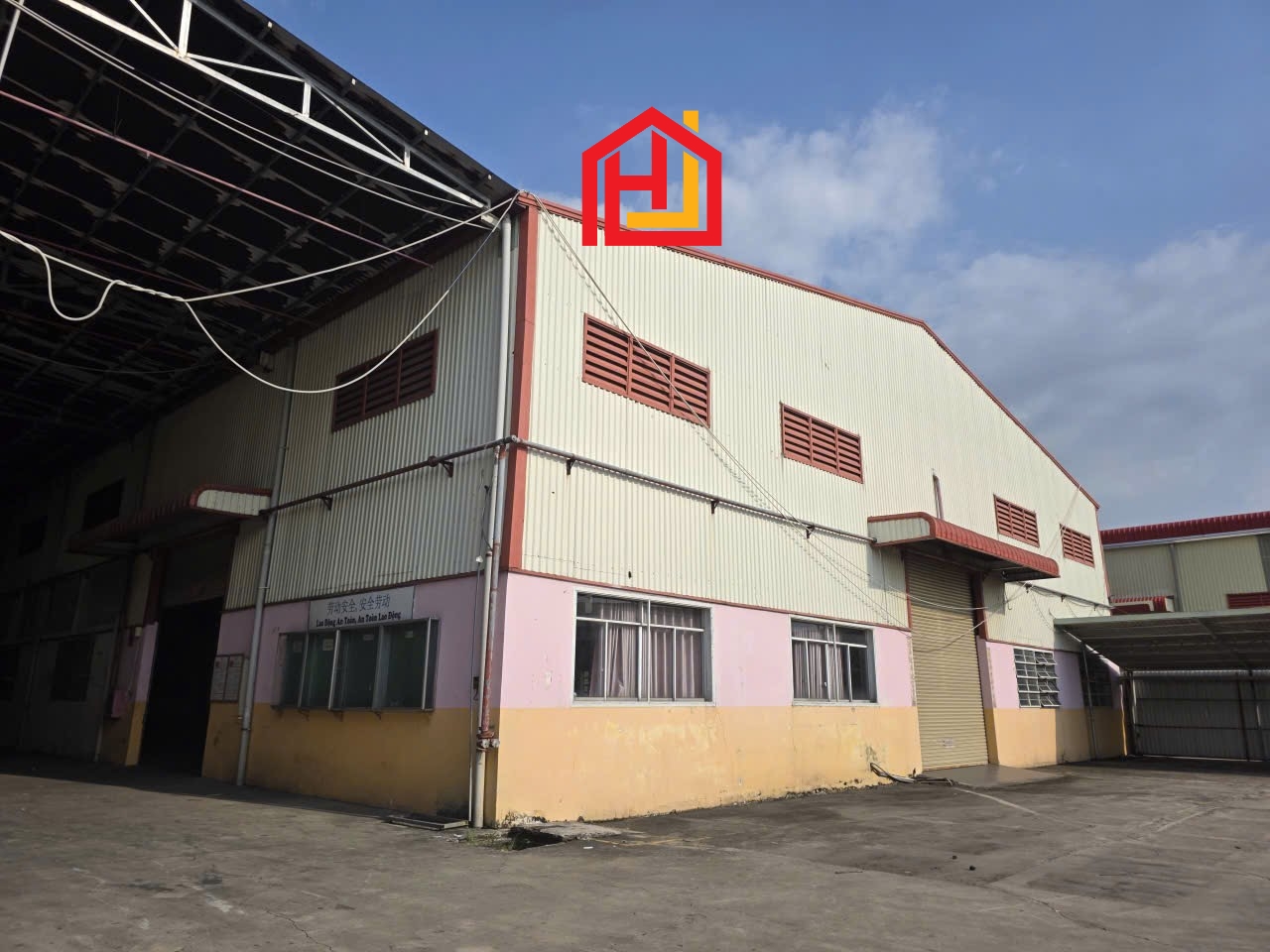 Cho thuê kho xưởng cụm CN Đức Hòa, Tây Ninh (Long An) - khuôn viên: 7.600m - Nhà xưởng: 4.000m2